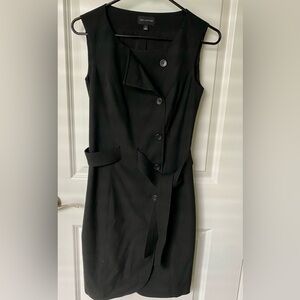 The Limited Black Sheath Midi Dress